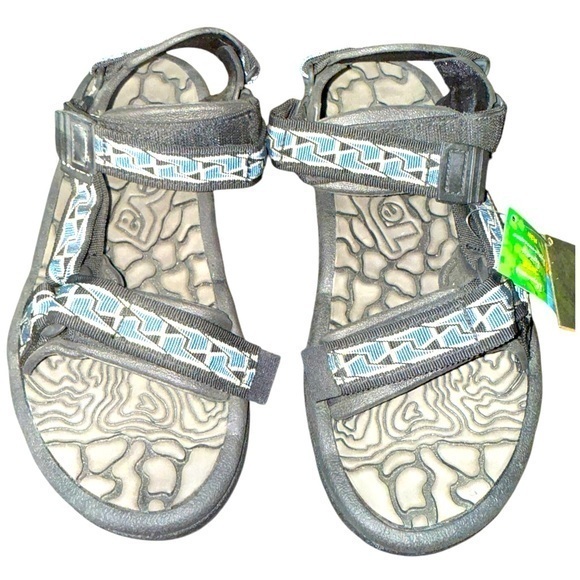 NEW TEVA Terra Fi 5 Universal Black Geotmetix blue black Sandals main image 4